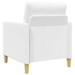vidaXL Sofa s úložným priestorom Biela 72 x 78 x 87 cm Polyester – Obrázok 6