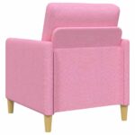 vidaXL Sofa s úložným priestorom Ružová 72 x 78 x 87 cm Polyester – Obrázok 6