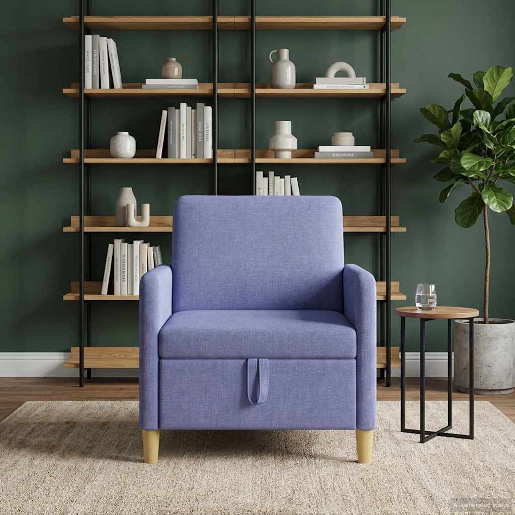 42036876_1.jpg vidaXL Sofa s úložným priestorom Modrá džínovina 72 x 78 x 87 cm – Obrázok 1