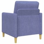 vidaXL Sofa s úložným priestorom Modrá džínovina 72 x 78 x 87 cm – Obrázok 6