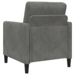 vidaXL Sofa s úložným priestorom Tmavosivá 72 x 78 x 87 cm Polyester – Obrázok 6