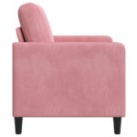 vidaXL Sofa s úložným priestorom Ružová 72 x 78 x 87 cm Polyester – Obrázok 5