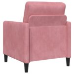 vidaXL Sofa s úložným priestorom Ružová 72 x 78 x 87 cm Polyester – Obrázok 6