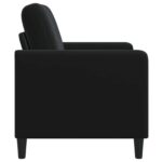 vidaXL Sofa s úložným priestorom Čierna 72 x 78 x 87 cm Polyester – Obrázok 5