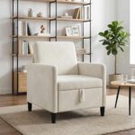 vidaXL Sofa s úložným priestorom Krémová 72 x 78 x 87 cm Polyester – Obrázok 3