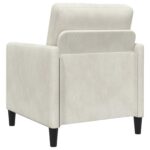 vidaXL Sofa s úložným priestorom Krémová 72 x 78 x 87 cm Polyester – Obrázok 6