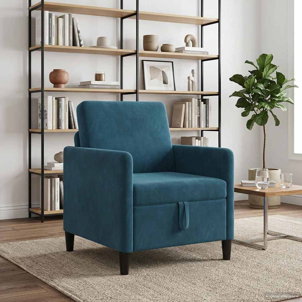 42036886_1.jpg vidaXL Sofa s úložným priestorom Modrá 72 x 78 x 87 cm Polyester – Obrázok 1