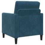 vidaXL Sofa s úložným priestorom Modrá 72 x 78 x 87 cm Polyester – Obrázok 6