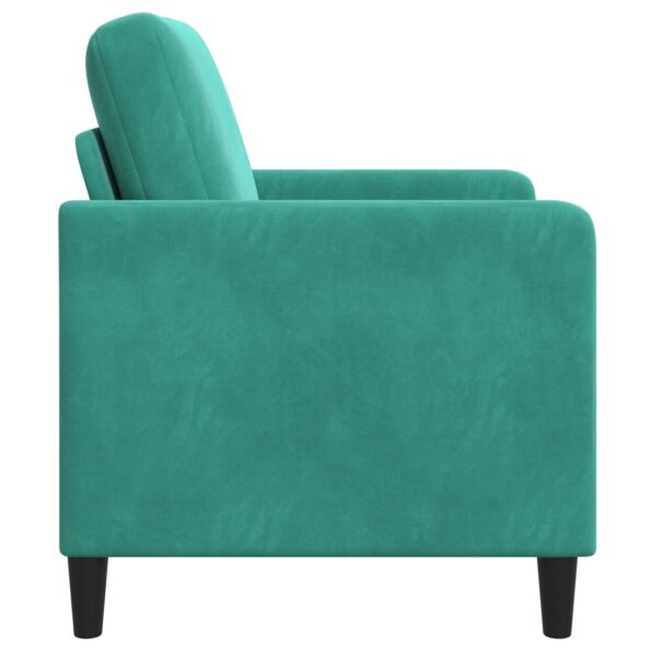 vidaXL Sofa s úložným priestorom Tyrkysová 72 x 78 x 87 cm Polyester – Obrázok 5