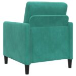 vidaXL Sofa s úložným priestorom Tyrkysová 72 x 78 x 87 cm Polyester – Obrázok 6