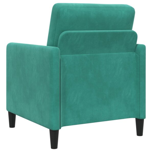 vidaXL Sofa s úložným priestorom Tyrkysová 72 x 78 x 87 cm Polyester – Obrázok 6