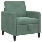 vidaXL Sofa s úložným priestorom Morská zelená 72 x 78 x 87 cm – Obrázok 2