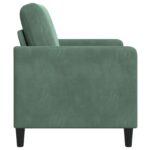 vidaXL Sofa s úložným priestorom Morská zelená 72 x 78 x 87 cm – Obrázok 5