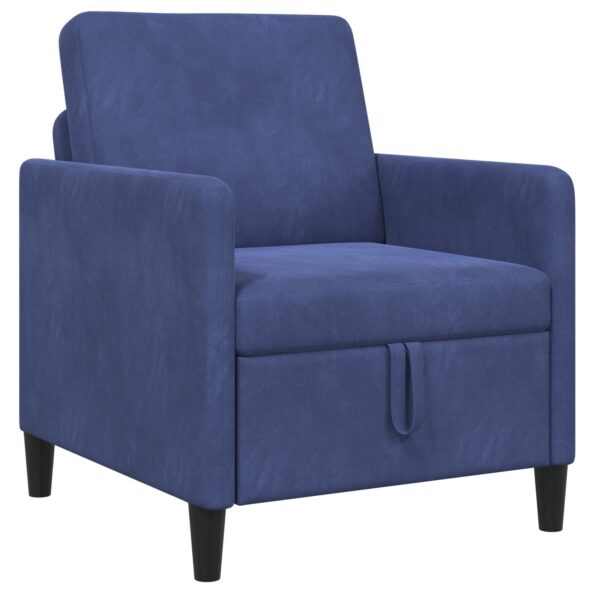 vidaXL Sofa s úložným priestorom Policajná modrá 72 x 78 x 87 cm – Obrázok 2