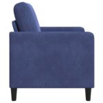 vidaXL Sofa s úložným priestorom Policajná modrá 72 x 78 x 87 cm – Obrázok 5