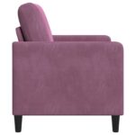 vidaXL Sofa s úložným priestorom Fialová 72 x 78 x 87 cm Polyester – Obrázok 5