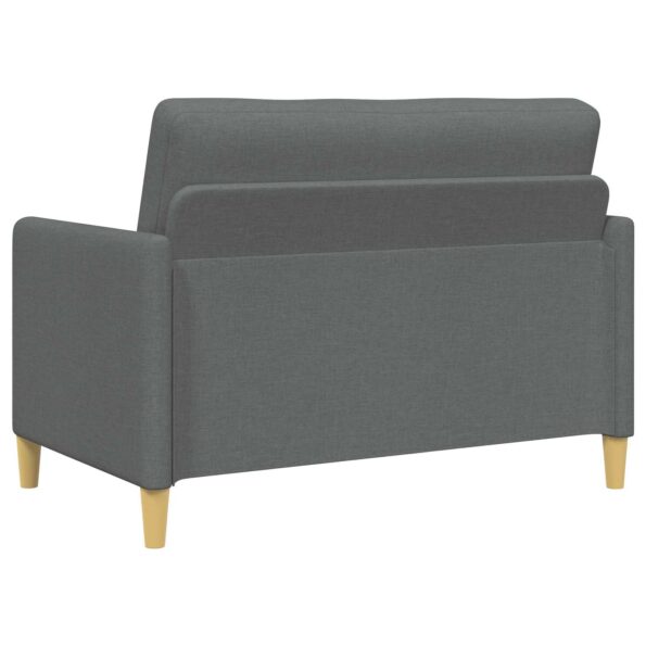 vidaXL Sofa s úložným priestorom Tmavosivá 122 x 78 x 87 cm Polyester – Obrázok 5