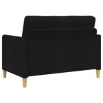 vidaXL Sofa s úložným priestorom Čierna 122 x 78 x 87 cm Polyester – Obrázok 5