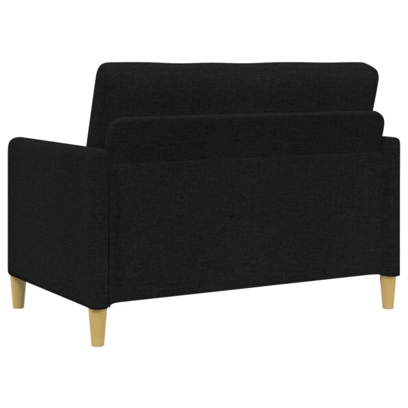 vidaXL Sofa s úložným priestorom Čierna 122 x 78 x 87 cm Polyester – Obrázok 5