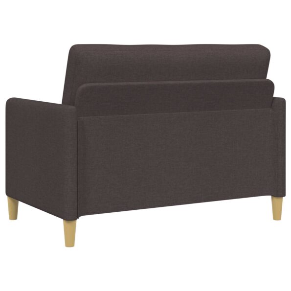 vidaXL Sofa s úložným priestorom Tmavohnedá 122 x 78 x 87 cm Polyester – Obrázok 5