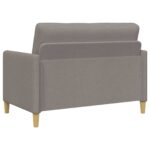 vidaXL Sofa s úložným priestorom Sivohnedá 122 x 78 x 87 cm Polyester – Obrázok 5
