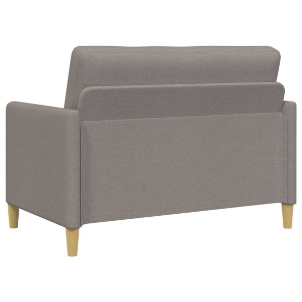 vidaXL Sofa s úložným priestorom Sivohnedá 122 x 78 x 87 cm Polyester – Obrázok 5