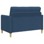 vidaXL Sofa s úložným priestorom Modrá 122 x 78 x 87 cm Polyester – Obrázok 5