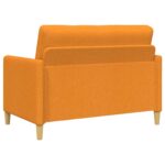 vidaXL Sofa s úložným priestorom Tmavá žltá 122 x 78 x 87 cm Polyester – Obrázok 4