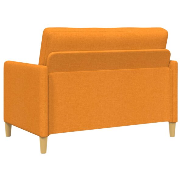 vidaXL Sofa s úložným priestorom Tmavá žltá 122 x 78 x 87 cm Polyester – Obrázok 4