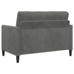 vidaXL Sofa s úložným priestorom Tmavosivá 122 x 78 x 87 cm Polyester – Obrázok 5