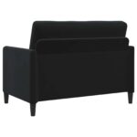 vidaXL Sofa s úložným priestorom Čierna 122 x 78 x 87 cm Polyester – Obrázok 5