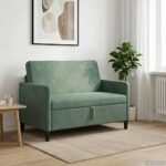 vidaXL Sofa s úložným priestorom Morská zelená 122 x 78 x 87 cm