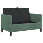 vidaXL Sofa s úložným priestorom Morská zelená 122 x 78 x 87 cm – Obrázok 4
