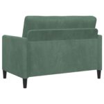 vidaXL Sofa s úložným priestorom Morská zelená 122 x 78 x 87 cm – Obrázok 5