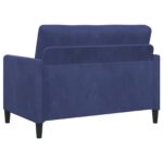vidaXL Sofa s úložným priestorom Policajná modrá 122 x 78 x 87 cm – Obrázok 5