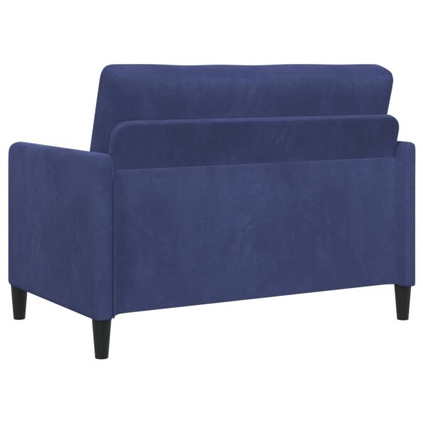 vidaXL Sofa s úložným priestorom Policajná modrá 122 x 78 x 87 cm – Obrázok 5