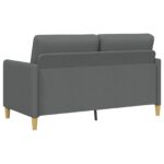 vidaXL Sofa s úložným priestorom Tmavosivá 152 x 78 x 87 cm Polyester – Obrázok 5