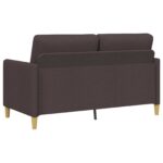 vidaXL Sofa s úložným priestorom Tmavohnedá 152 x 78 x 87 cm Polyester – Obrázok 5