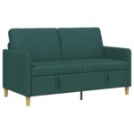 vidaXL Sofa s úložným priestorom Tmavozelená 152 x 78 x 87 cm – Obrázok 2
