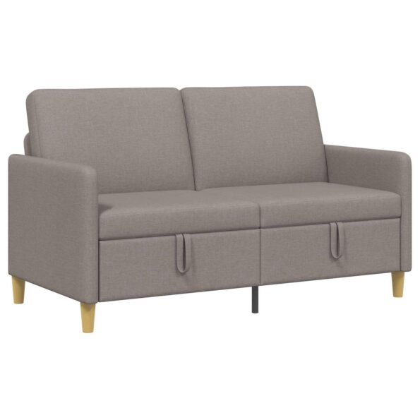 vidaXL Sofa s úložným priestorom Sivohnedá 152 x 78 x 87 cm Polyester – Obrázok 2