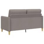 vidaXL Sofa s úložným priestorom Sivohnedá 152 x 78 x 87 cm Polyester – Obrázok 5
