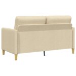 vidaXL Sofa s úložným priestorom Krémová 152 x 78 x 87 cm Polyester – Obrázok 5