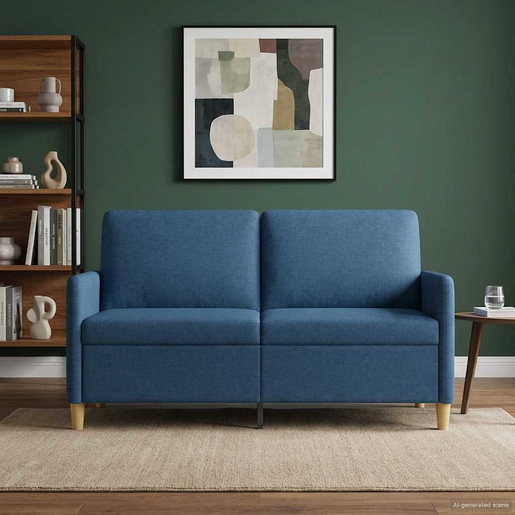 42036927_1.jpg vidaXL Sofa s úložným priestorom Modrá 152 x 78 x 87 cm Polyester – Obrázok 1
