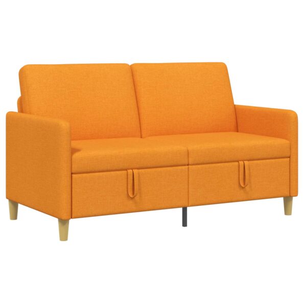 vidaXL Sofa s úložným priestorom Tmavá žltá 152 x 78 x 87 cm Polyester – Obrázok 2
