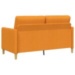 vidaXL Sofa s úložným priestorom Tmavá žltá 152 x 78 x 87 cm Polyester – Obrázok 5