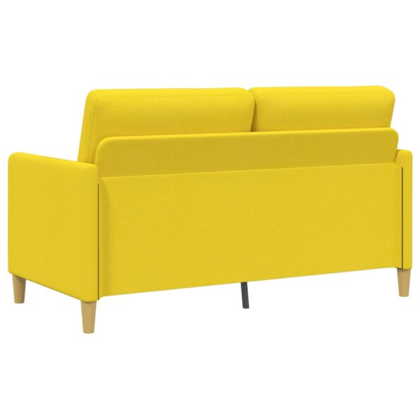 vidaXL Sofa s úložným priestorom Svetložltá 152 x 78 x 87 cm Polyester – Obrázok 5