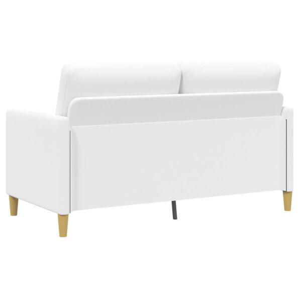 vidaXL Sofa s úložným priestorom Biela 152 x 78 x 87 cm Polyester – Obrázok 5
