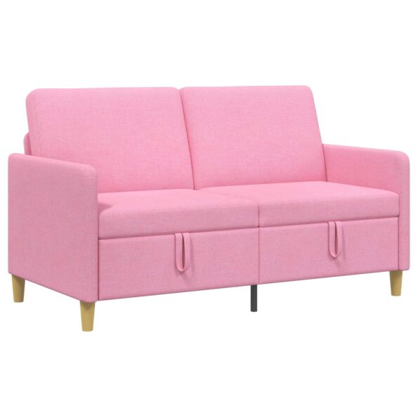 vidaXL Sofa s úložným priestorom Ružová 152 x 78 x 87 cm Polyester – Obrázok 2