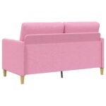 vidaXL Sofa s úložným priestorom Ružová 152 x 78 x 87 cm Polyester – Obrázok 5