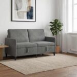vidaXL Sofa s úložným priestorom Tmavosivá 152 x 78 x 87 cm Polyester